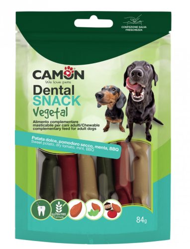 AE364 Dental Snack Vegetale-Édesburgonyás cukorkák válogatott ízekkel 84 gramm