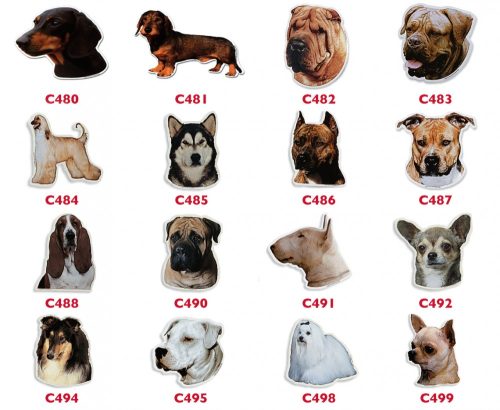 C486 Amerikai staffordshire terrier A matrica 2 db-os