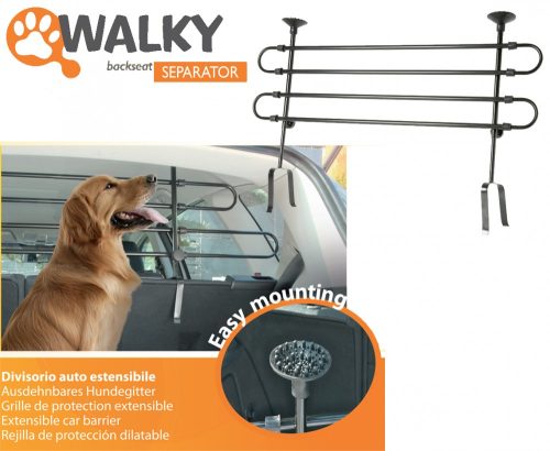 CW105 Walky Separator Backseat állítható térelválasztó 2 rácsos elem