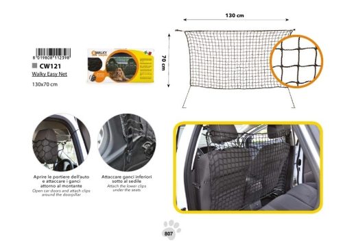 CW121 Walky Net térelválasztó háló 130*70 cm