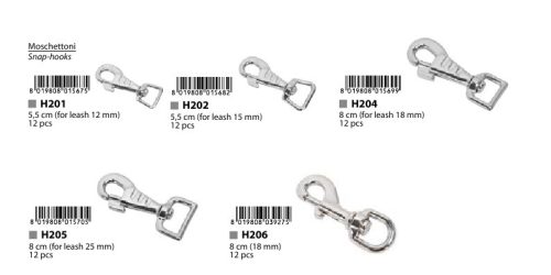 H201 Biztonsági karabiner 5,5 cm*12 mm