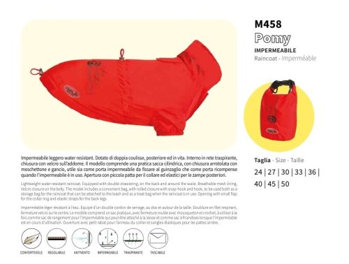 M458/27 Size 27 POMY - Esőkabát